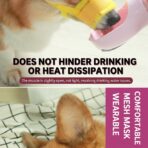 Nylon Mesh Dog Muzzle with Adjustable Straps Breathable Design for Outdoor Use（JD009DC） - Image 9