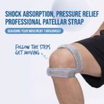 Wholesale  CE Certified Breathable Polyester Fiber Sports Knee Pads Patella Band Wrap Support Unisex Basketball Riding Fitness（JD117KN） - Image 11