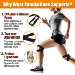 Wholesale  CE Certified Breathable Polyester Fiber Sports Knee Pads Patella Band Wrap Support Unisex Basketball Riding Fitness（JD117KN） - Image 12
