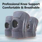 Modern Style Open Patella Knee Support for Knee Pain Arthritis Joint Relief Soft Flexible Neoprene Knee Pads（JD115KN） - Image 11