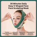 New Products Chin Support Wrap V Line Face Band Lifting Belt Facial Slimming Anti-aging Strap Face Slimming Band（JD202C） - Image 6
