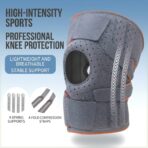 Modern Style Open Patella Knee Support for Knee Pain Arthritis Joint Relief Soft Flexible Neoprene Knee Pads（JD115KN） - Image 7