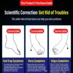 Caregiver Approved Foot Stabilizer Strap Easy to Adjust Gentle Correction Aids in Postural Recovery for Long Term Daily Use（JD203A） - Image 7
