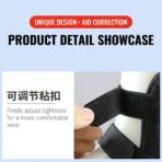 Ankle Brace Support Fix Splint-Foot Drop Splint Guard Sprain Orthosis-Adults Kid Ankle Protector for Plantar Fasciitis Heel Pain(JD219F) - Image 10