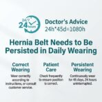 Baby hernia belt, protects the navel, provides all-around protection for the baby's navel, specially designed for infants.（JD019HB） - Image 3
