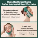 New Products Chin Support Wrap V Line Face Band Lifting Belt Facial Slimming Anti-aging Strap Face Slimming Band（JD202C） - Image 10