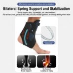 Ankle Brace Adjustable Compression Support Achilles Tendonitis Foot Sprains Heel Pain Relief Breathable Medical Wrap Men Women（JD220A） - Image 2