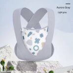 Factory-Owned Brand Simple Cotton Travel Wrap Baby Sling Carrier with Waist Stool Plastic Frame Eco-friendly at Wholesale Prices（JD009BS） - Image 3