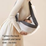 Newborn Sling Carrier Adjustable Hip Carrier Cotton Sling Toddler Carrier（JD003BS） - Image 2