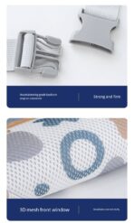 Factory-Owned Brand Simple Cotton Travel Wrap Baby Sling Carrier with Waist Stool Plastic Frame Eco-friendly at Wholesale Prices（JD009BS） - Image 7